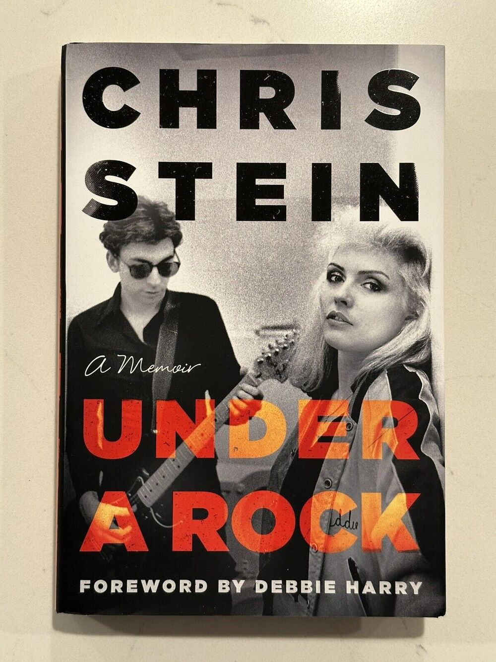 Chris Stein SIGNED A Memoir Under A Rock AUTOGRAPHED Hardback NEW With COA #2